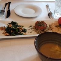 Appetizers at Betty's Vegetarian Restaurant in Amsterdam