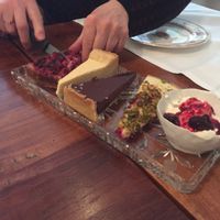 desserts at Betty's Vegetarian Restaurant in Amsterdam