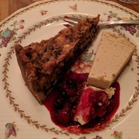 Vegan dessert at Betty's Vegetarian Restaurant in Amsterdam