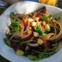 The only option of vegan salad they had at Nomada Organics & Gourmet in La Paz