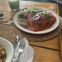 Entomatadas veganos   at Nomada Organics & Gourmet in La Paz