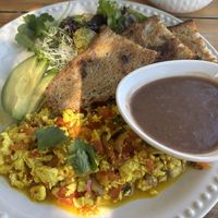Tofu scramble   at Nomada Organics & Gourmet in La Paz