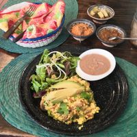 Tofu scramble at Nomada Organics & Gourmet in La Paz