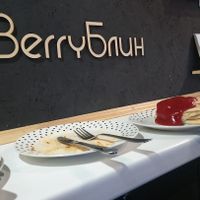 Dessert pancakes at BerryBlin in St Petersburg