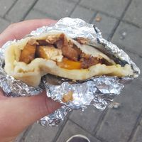 Smoked tofu at BerryBlin in St Petersburg