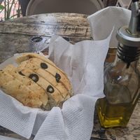 Starter bread at Naturalia Cafe in Medellin