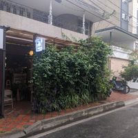 Outside of Naturalia Cafe at Naturalia Cafe in Medellin