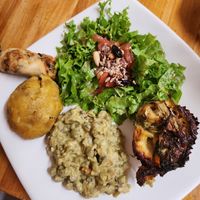 menu del dia at Naturalia Cafe in Medellin