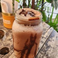 batido de cocoa at Naturalia Cafe in Medellin
