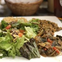 Lunch menú  at Naturalia Cafe in Medellin