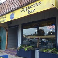 Blue dog  at Blue Dog Cafe in Invermere