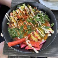 Sabez spezial in vegan at Akko Hummus Bar in Leipzig