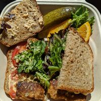 TLT close up at Blue Scorcher Bakery Cafe in Astoria