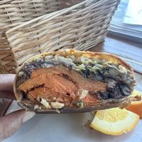 Sweet potato burrito   at Blue Scorcher Bakery Cafe in Astoria