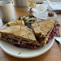Tempeh Reuben  at Blue Scorcher Bakery Cafe in Astoria