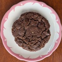 Ginger Chocolate Molasses cookie at Blue Scorcher Bakery Cafe in Astoria
