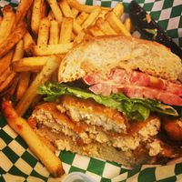Fish Sandwich and fries   at Seed Ranger in Ventura
