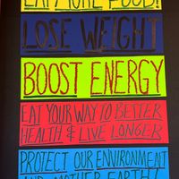 Signage was fun and colorful! at Seed Ranger in Ventura