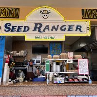 Owner was happy to oblige us with a photo at Seed Ranger in Ventura