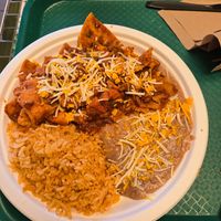 Chilaquiles w/beans and rice at Seed Ranger in Ventura