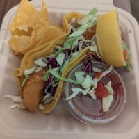 Fish tacos  at Seed Ranger in Ventura