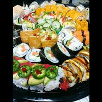 ?% vegan sushi platter at Seed Ranger in Ventura