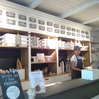 The counter and the other countless flavours of dairy ice-cream! (In cae you go with non-vegans!) at Gelateria La Romana in Bergamo