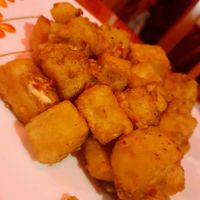 Spicy tofu (Our favourite!) at Laughing Buddha in New Plymouth