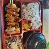 Teriyaki Kebab Set at Vegan Delights Cafe in Ipoh