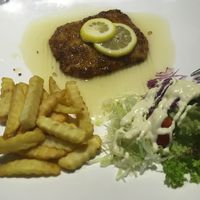 ";Chicken"; fillet at Vegan Delights Cafe in Ipoh