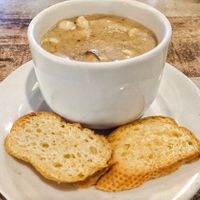 Mushroom soup, Great at Vegan Delights Cafe in Ipoh