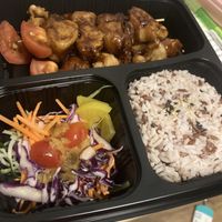 Teriyaki chicken kebab  at Vegan Delights Cafe in Ipoh