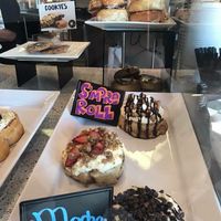 S’mores roll and mocha at Cinnaholic in Lancaster