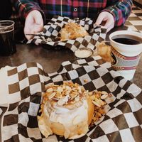 Cinnamon bun daye at Cinnaholic in Lancaster