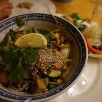 Stir-fried noodle with veg at Bolhoed in Amsterdam