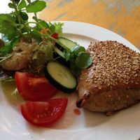 Bolhoed, Amsterdam - vegan croissant ragout at Bolhoed in Amsterdam