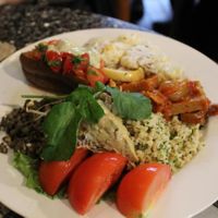 daily vegan special at Bolhoed in Amsterdam