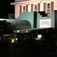 Another sign at night. at Bandanas Mexican Grille in Wildwood Crest