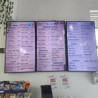 Menu at Cafe Acai in Frisco