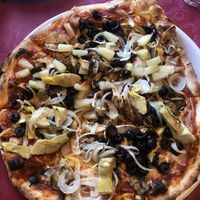 Customized Kaisa pizza   at Mamma Mia Pizzeria Italiana in Kardla