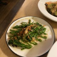 Grilled broccoli   at No. Twelve in Nottingham