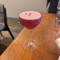 Blackberry gin cocktail
 at No. Twelve in Nottingham
