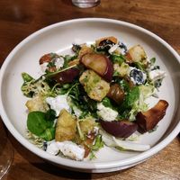 Peach salad at No. Twelve in Nottingham