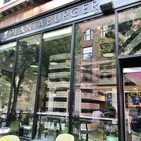 Outside at PLANTA Burger in Toronto