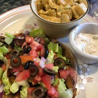 Gyros with potato salad at Wicked Willow in Stevens Point