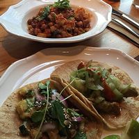 Squash and cauliflower tacos at Canteen in Madison