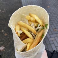 Sabich wrap  at Edna's Kitchen in Bristol