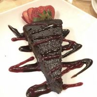 Vegan chocolate cake   at Liliana's Restaurant in Fitchburg