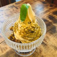 Hemp Soft-serve at Medel Deli  in Tokyo