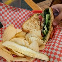 Portobello mushroom panini at The Stew Pot in Snowmass Village